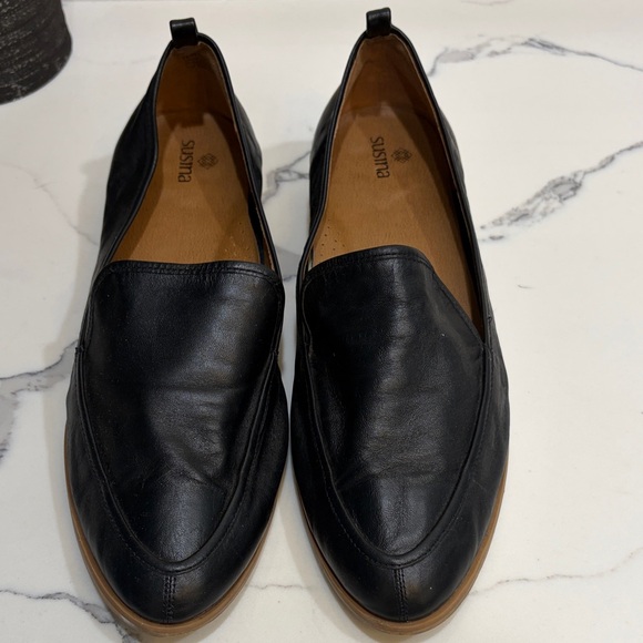 Susina Shoes - Susina black leather loafers